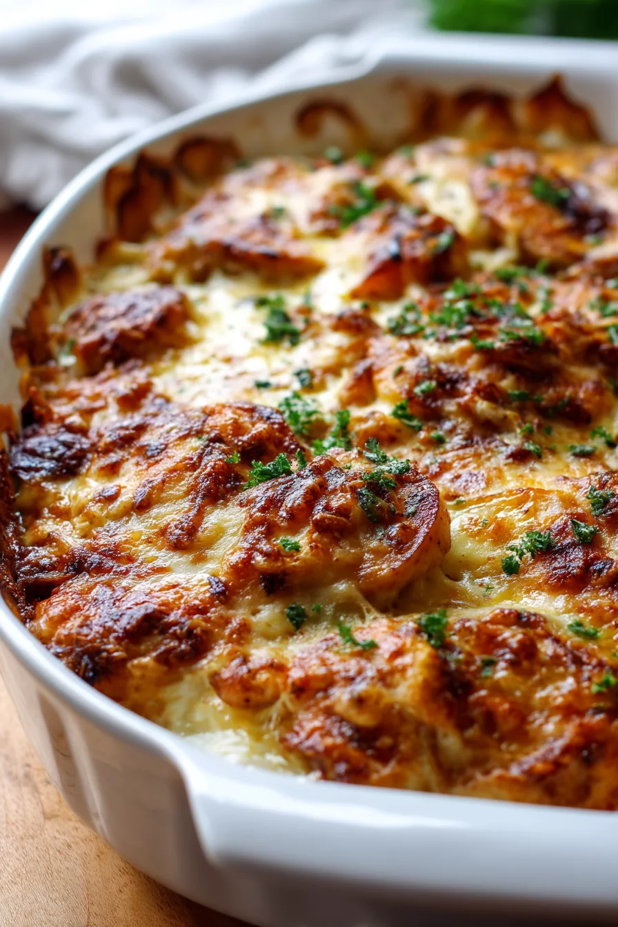 french onion chicken bake