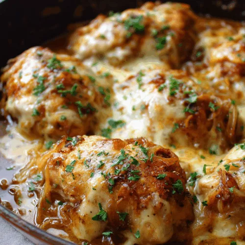 french onion chicken
