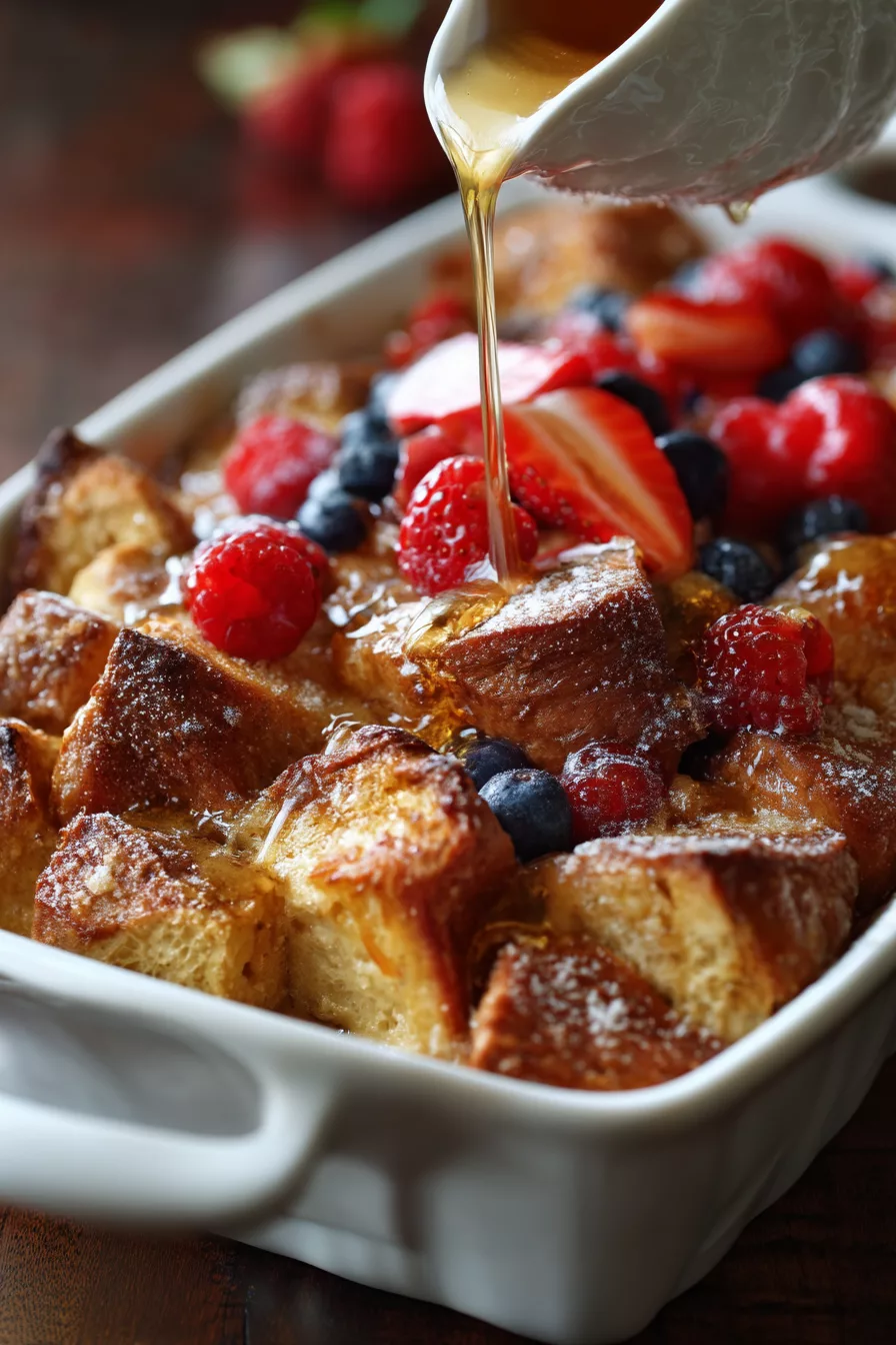 french toast casserole overnight