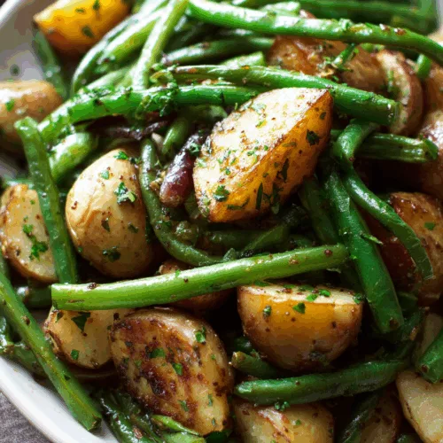 green beans and potatoes Recipe