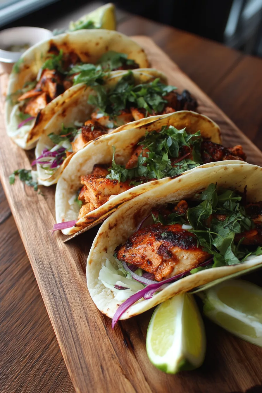 grilled chicken tacos