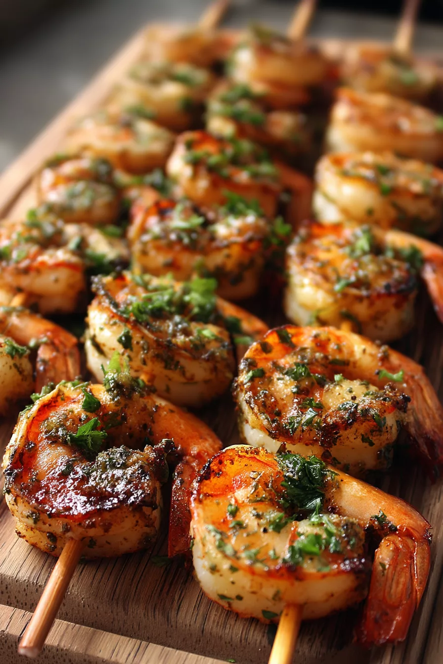 grilled shrimp skewers