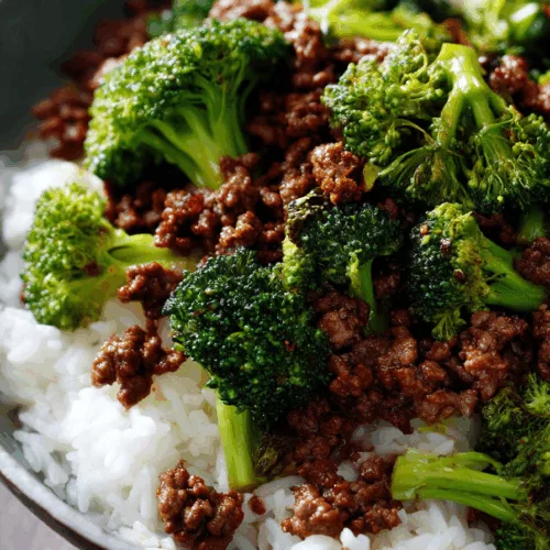 ground beef and broccoli recipes