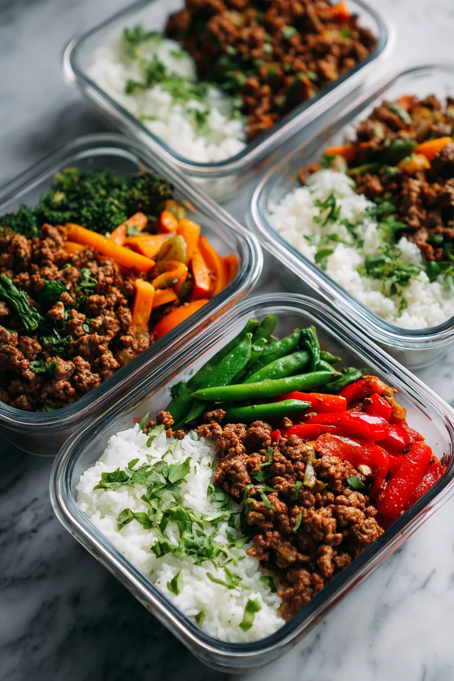 ground beef meal prep recipes