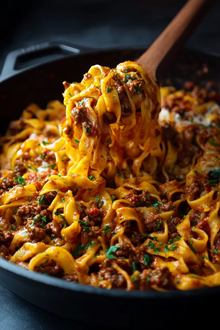 ground beef pasta