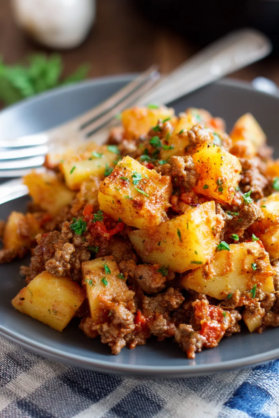 ground beef potato recipes