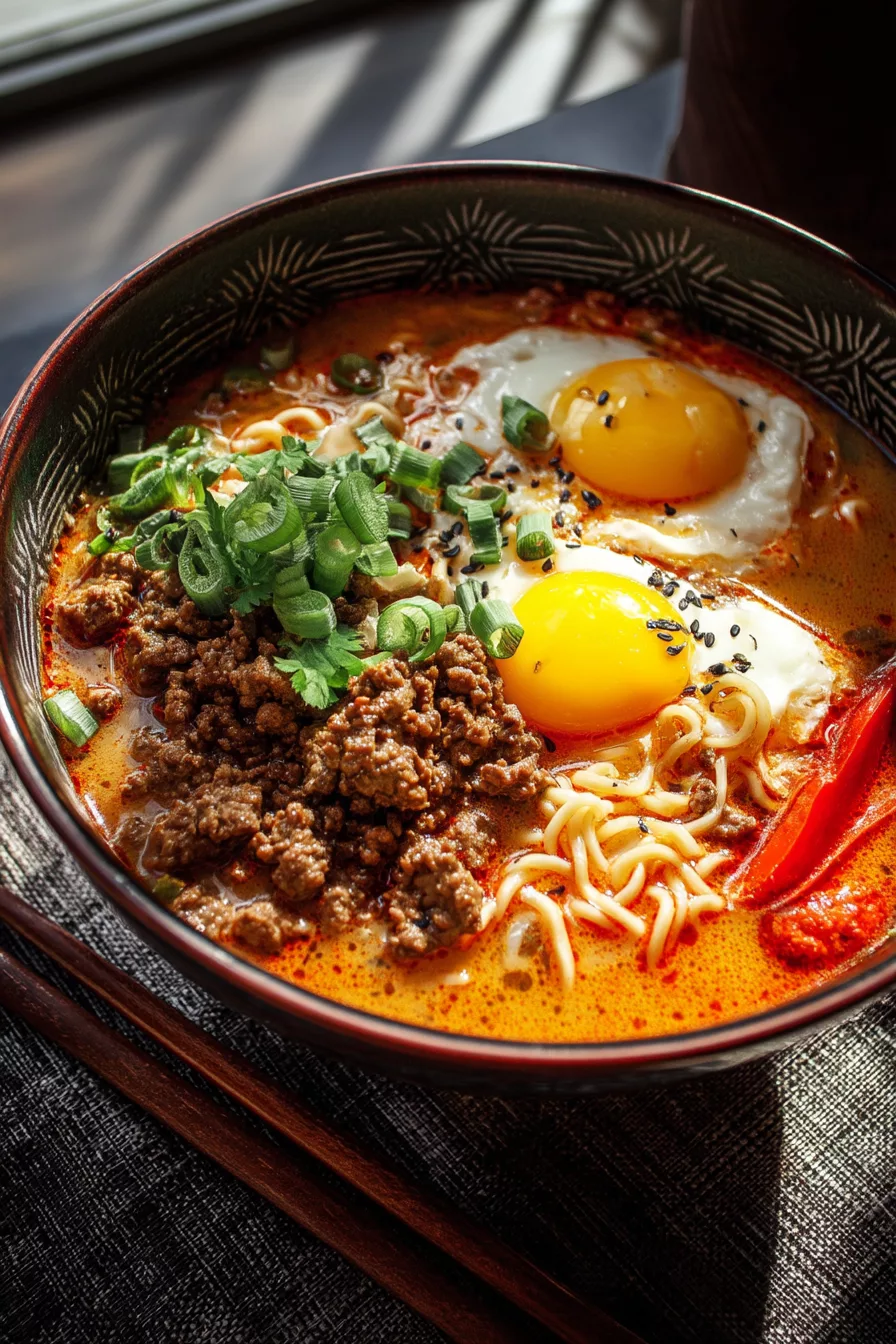 ground beef ramen