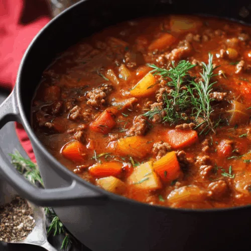 ground beef stew