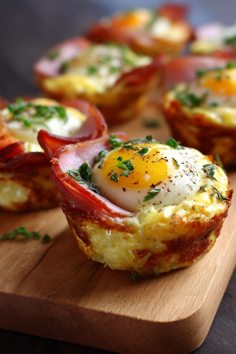 ham egg muffin cups