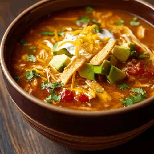 instant pot chicken tortilla soup