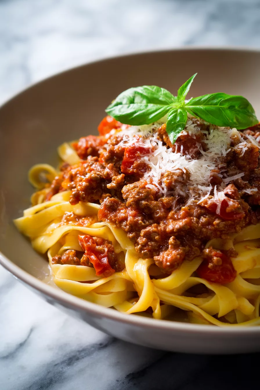 pasta bolognese