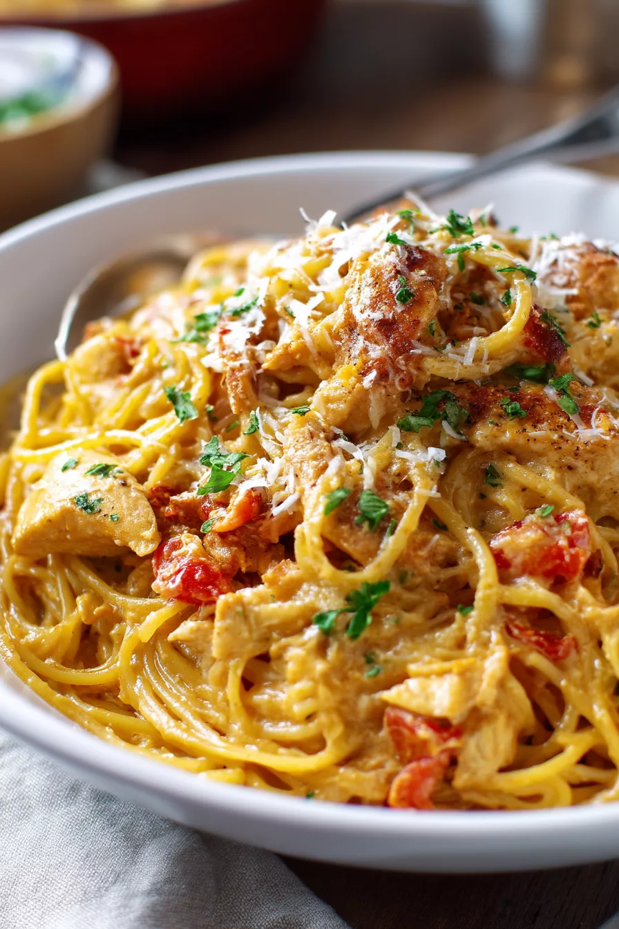 pioneer woman chicken spaghetti