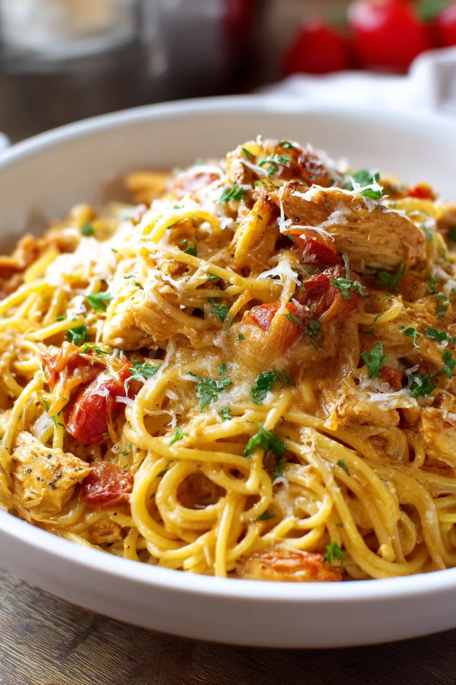 pioneer woman chicken spaghetti