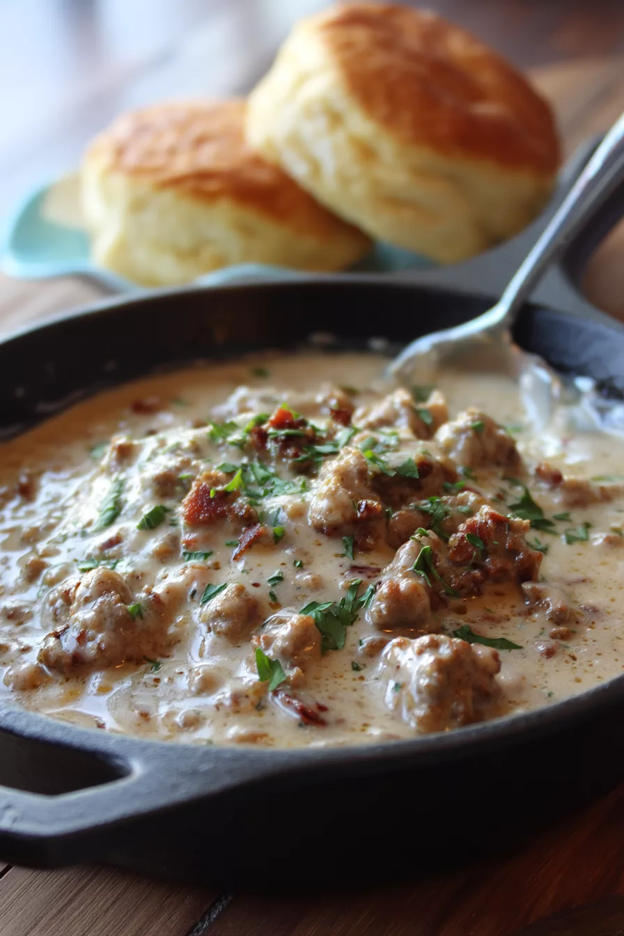 pioneer woman sausage gravy