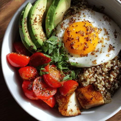 quinoa breakfast bowl