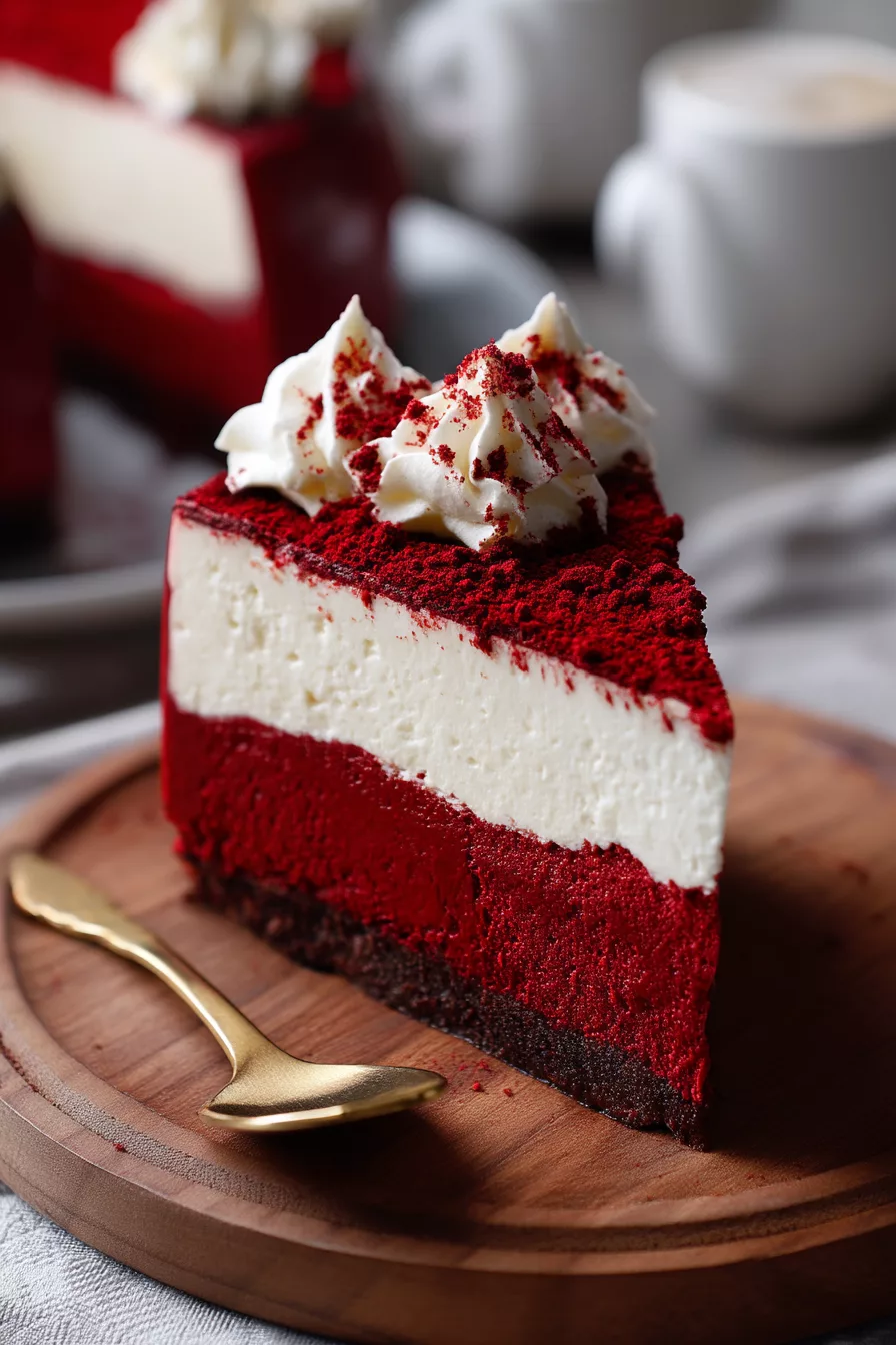 red velvet cheesecake