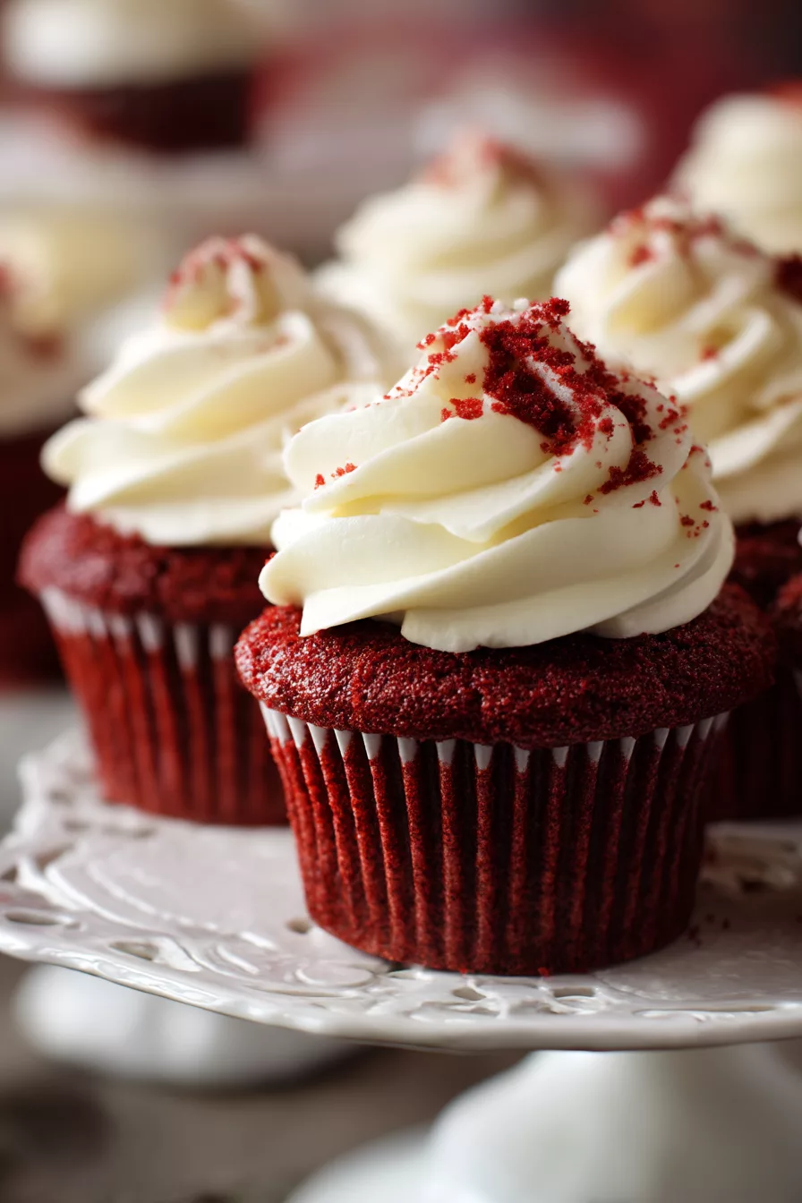 red velvet cupcakes