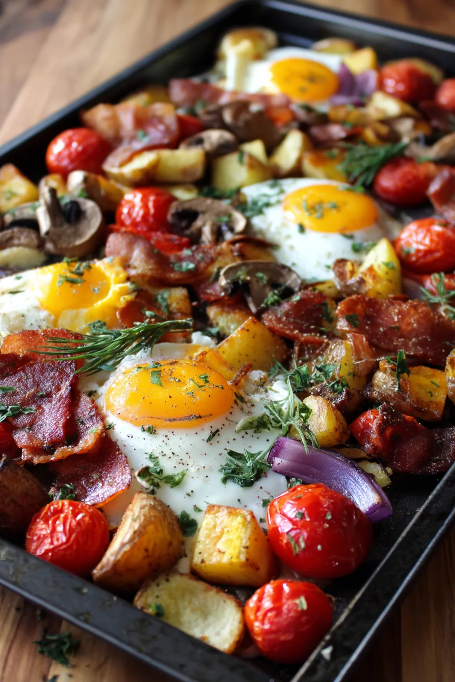 sheet pan breakfast