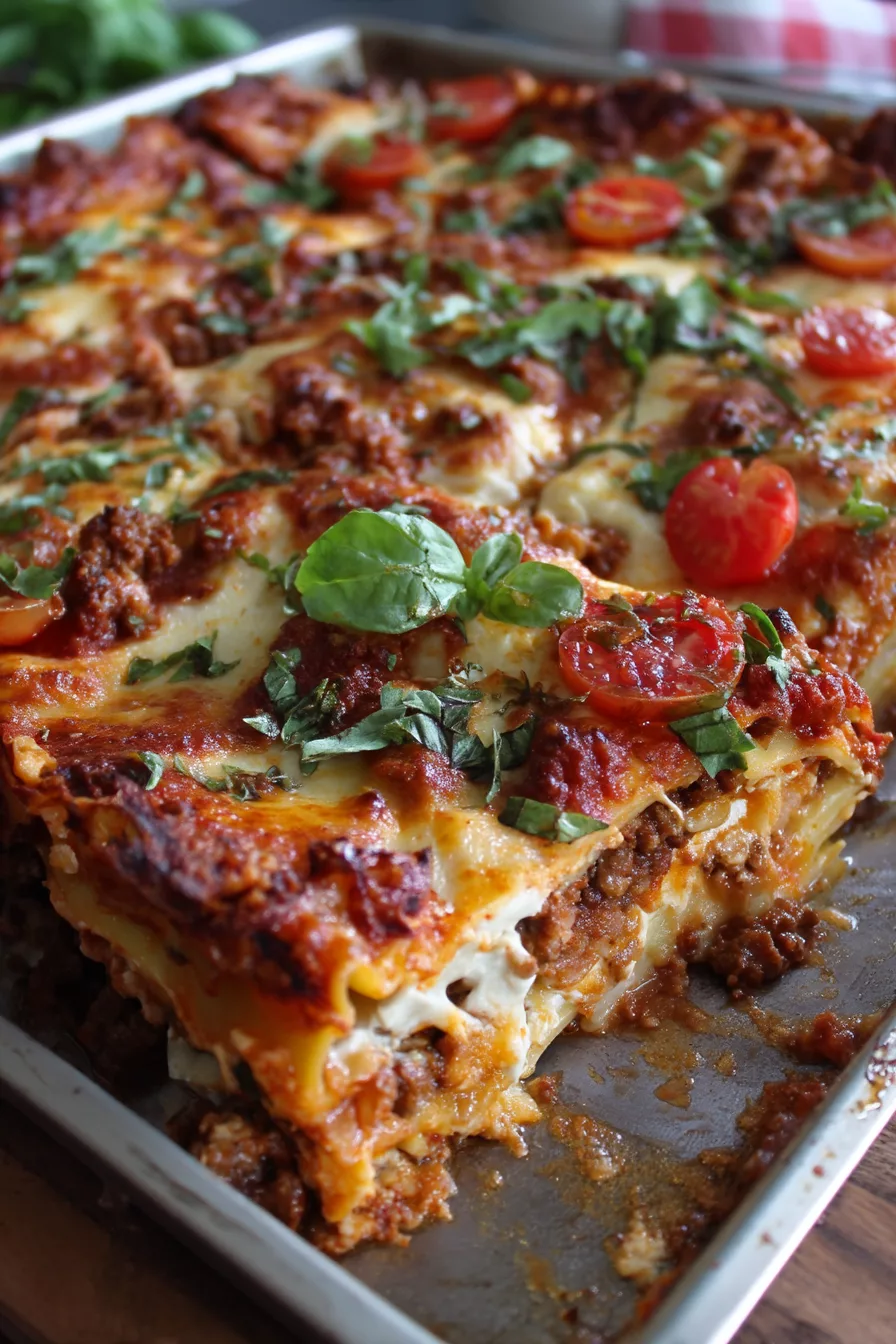 sheet pan lasagna giada