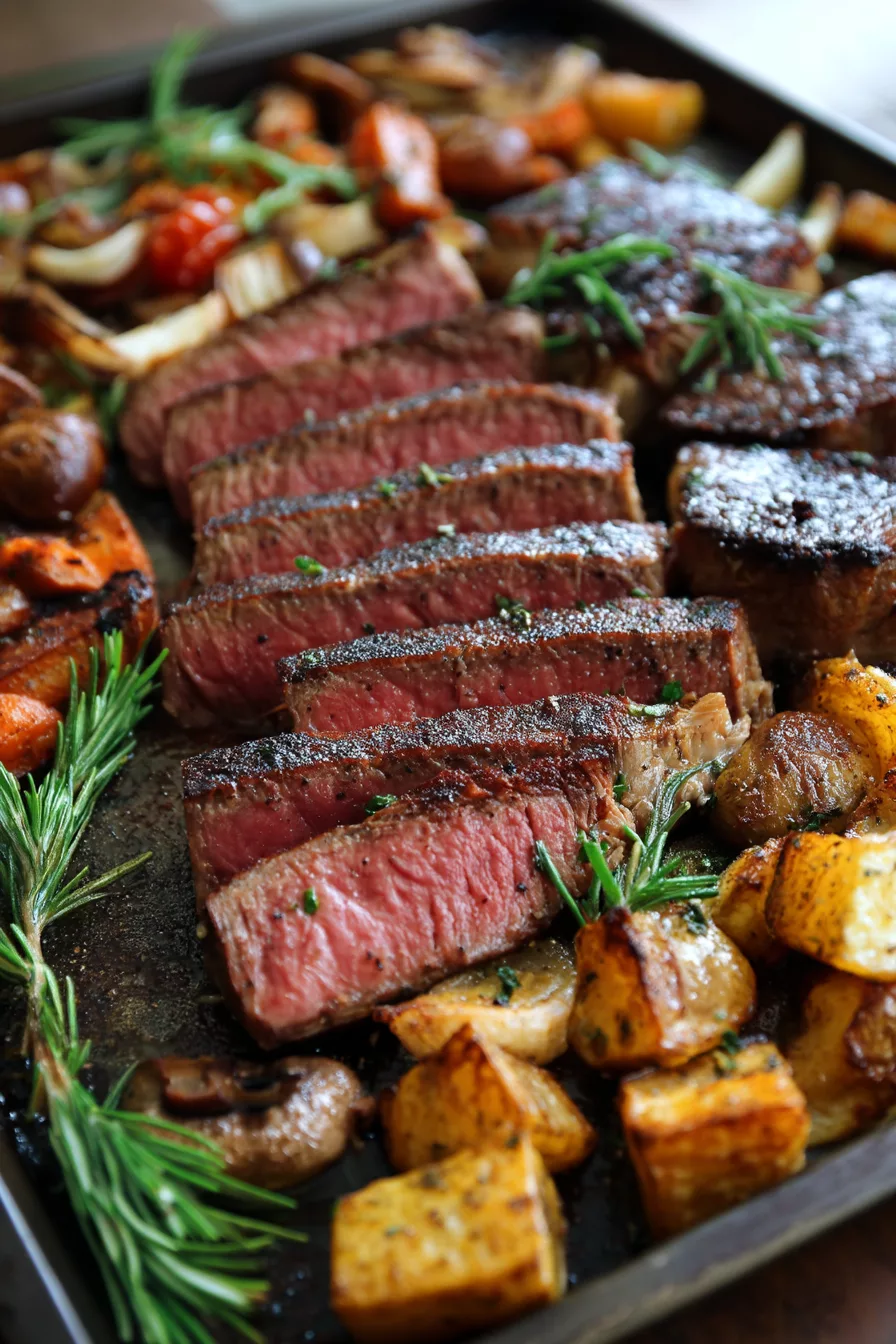 sheet pan steak