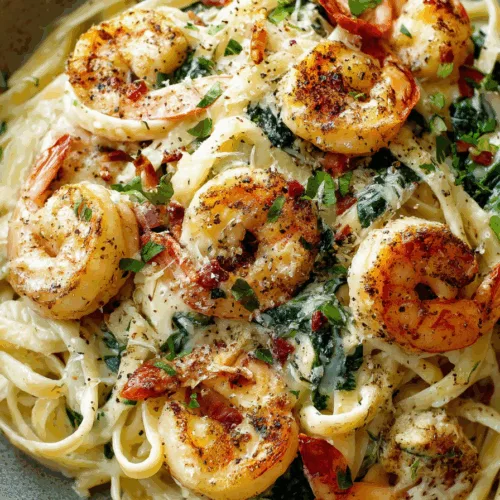 shrimp alfredo