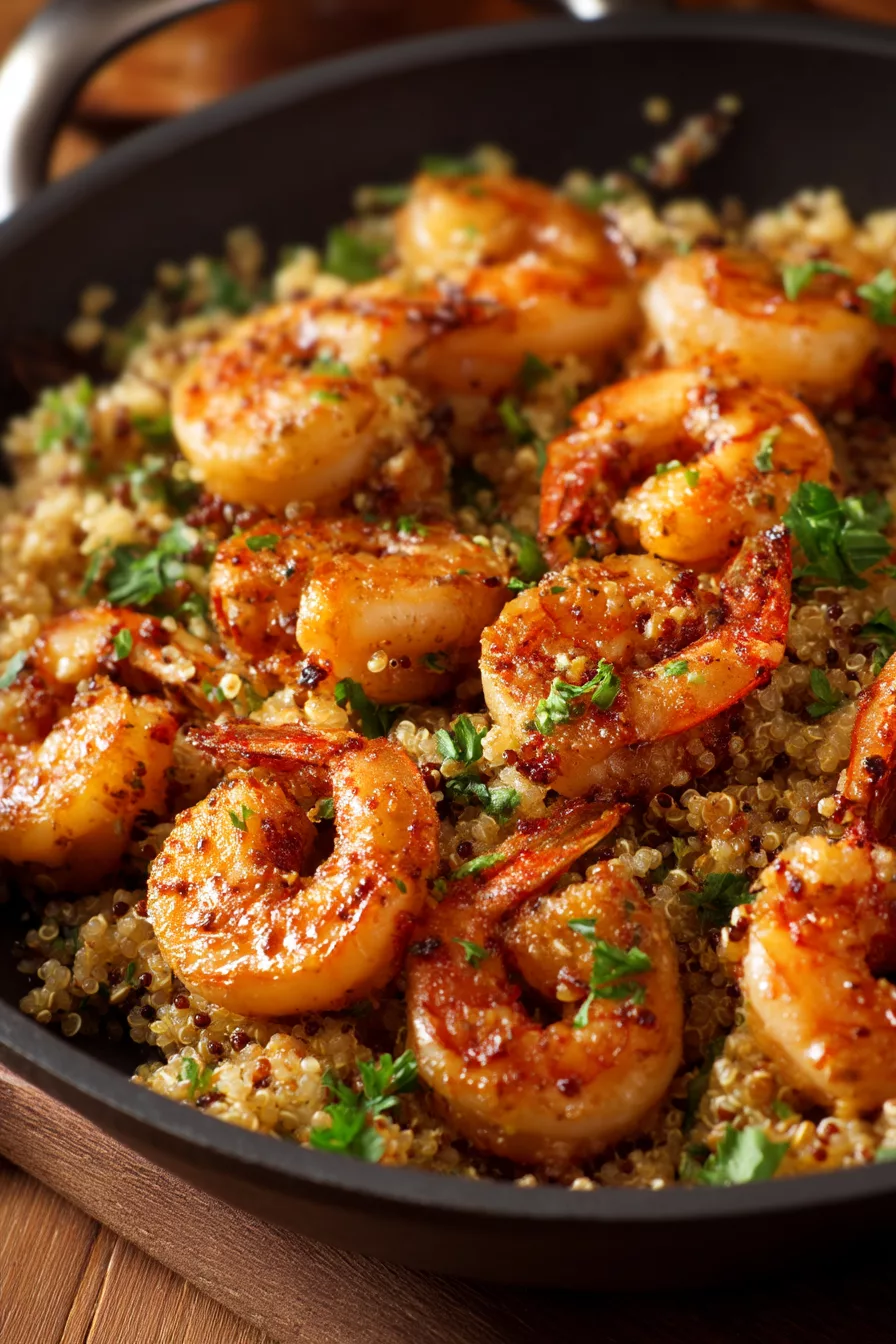shrimp quinoa
