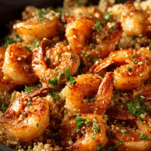 shrimp quinoa