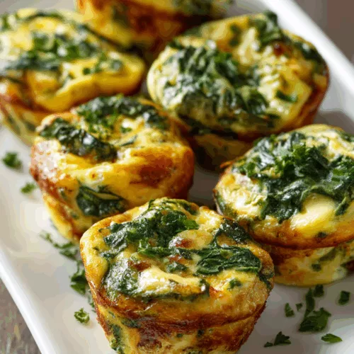 spinach egg bites