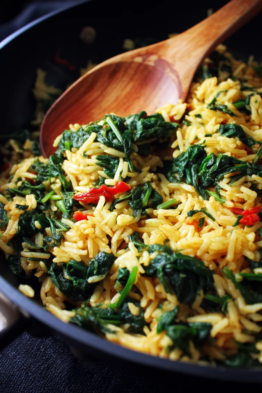 spinach rice