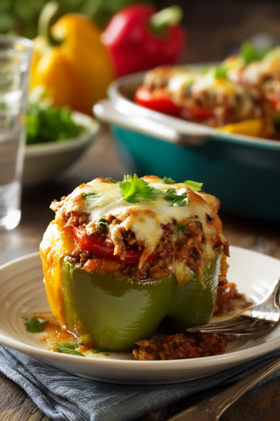 stuffed bell pepper casserole