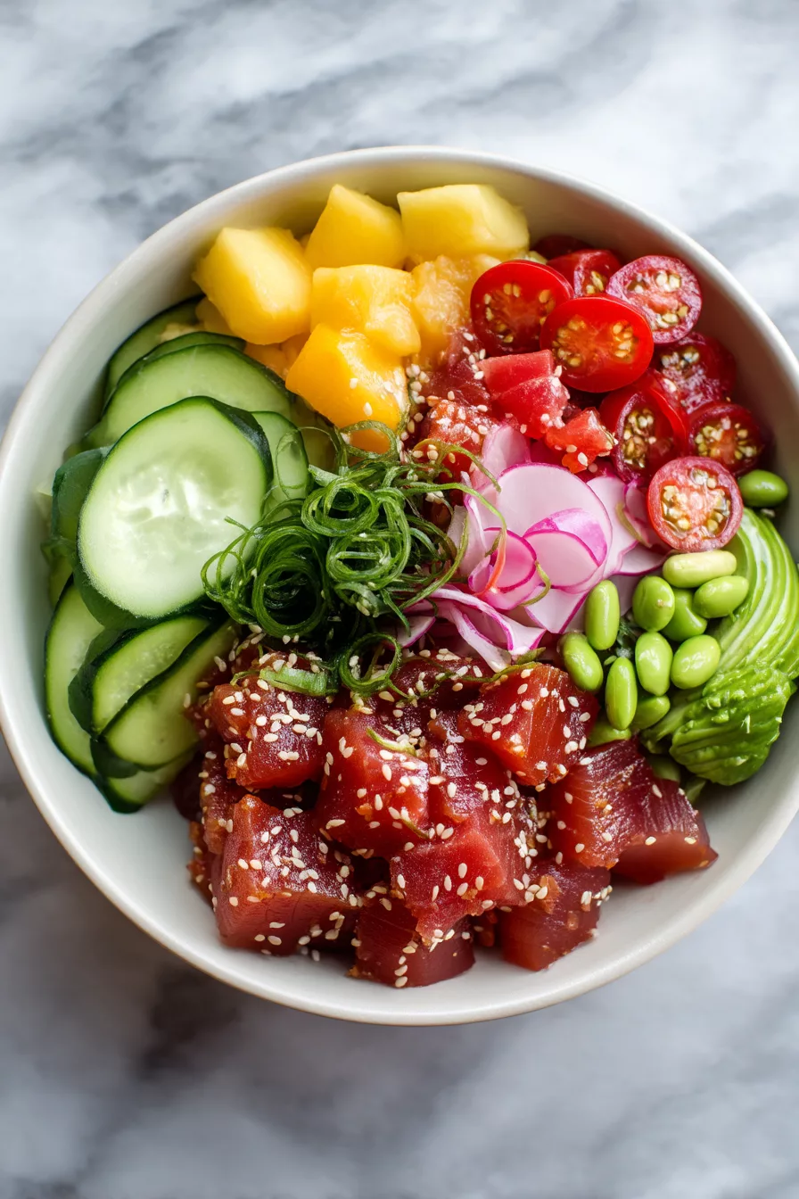 tuna poke bowl