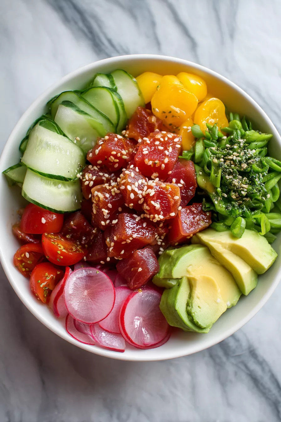 tuna poke bowl