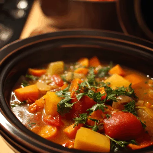 vegetable soup crock pot