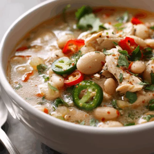 white bean chicken chili