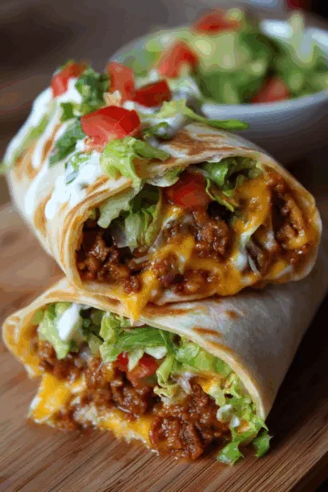 Bean Dip Burritos
