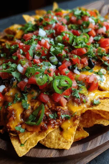 Bean Dip Nachos