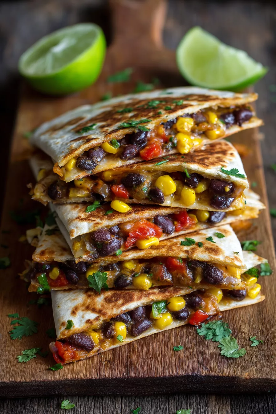 Black Bean and Corn Quesadillas