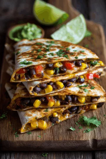 Black Bean and Corn Quesadillas