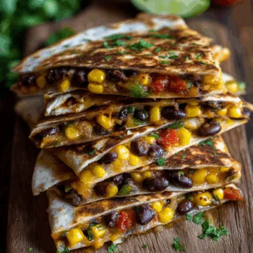 Black Bean and Corn Quesadillas