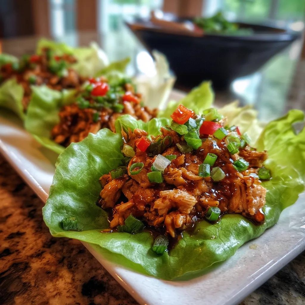 Chicken Lettuce Wraps