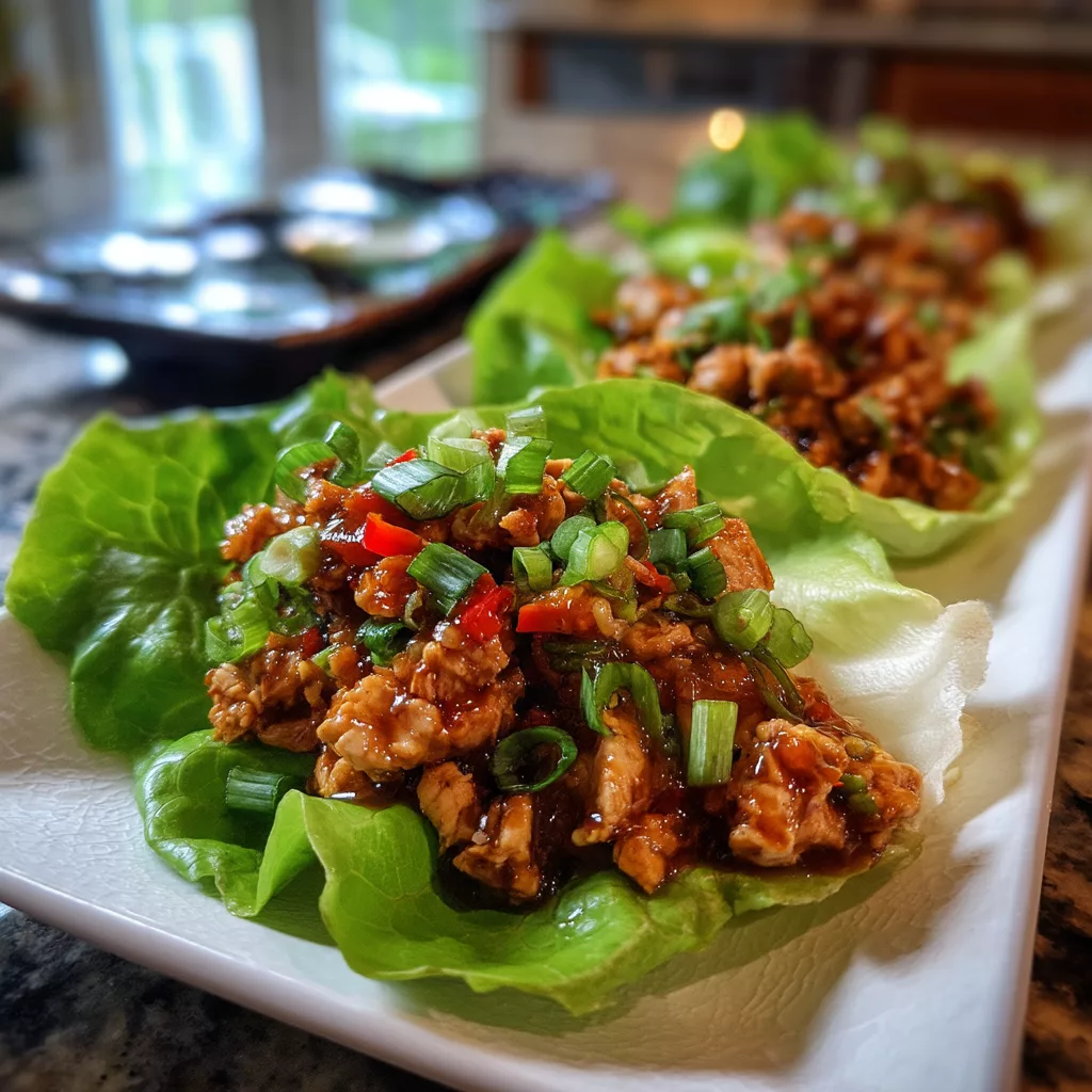 Chicken Lettuce Wraps