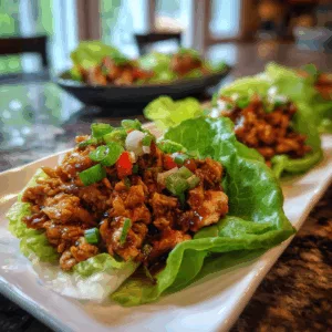Chicken Lettuce Wraps