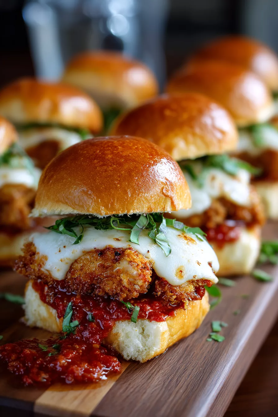 Chicken Parmesan Sliders