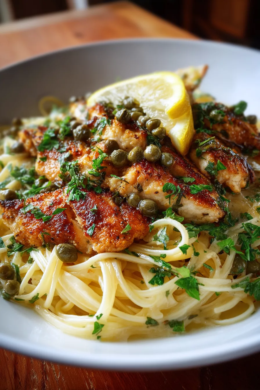 Chicken Piccata Pasta