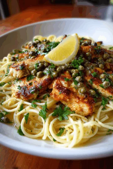 Chicken Piccata Pasta