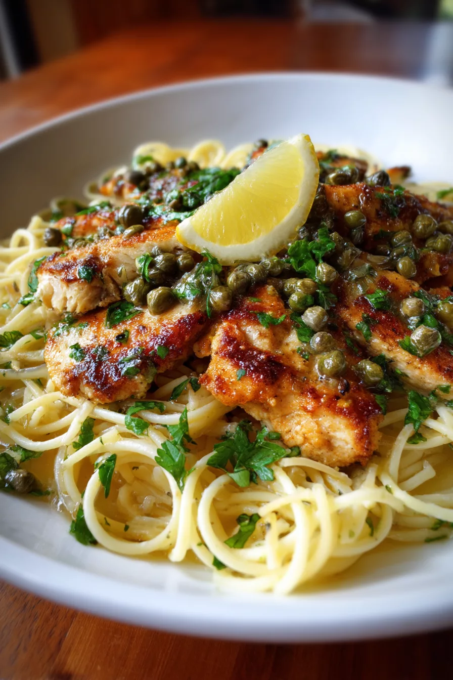 Chicken Piccata Pasta