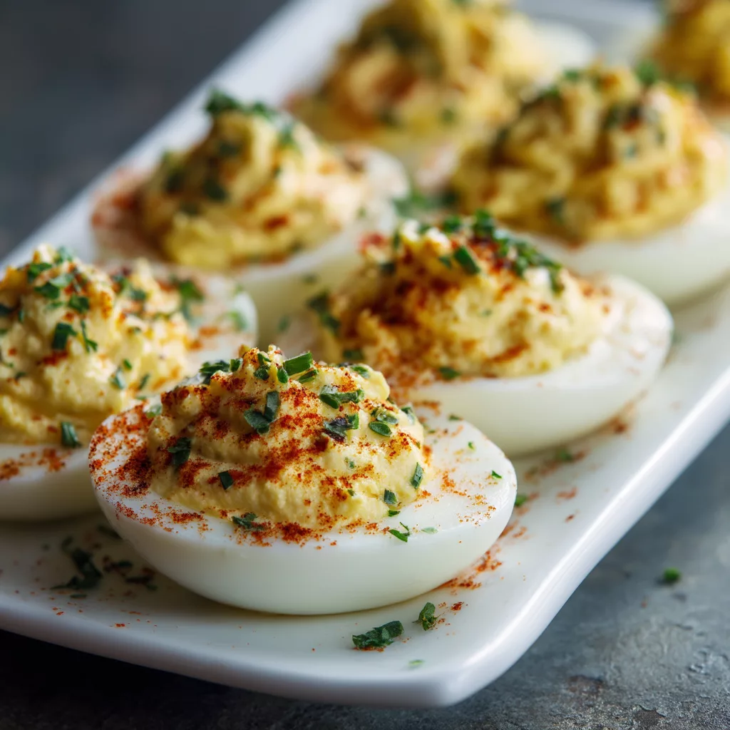 Deviled Eggs Without Mayo