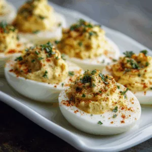 Deviled Eggs Without Mayo