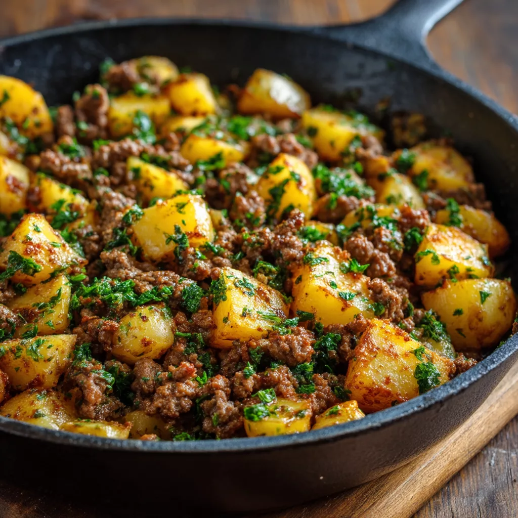 Ground Beef and Potatoes