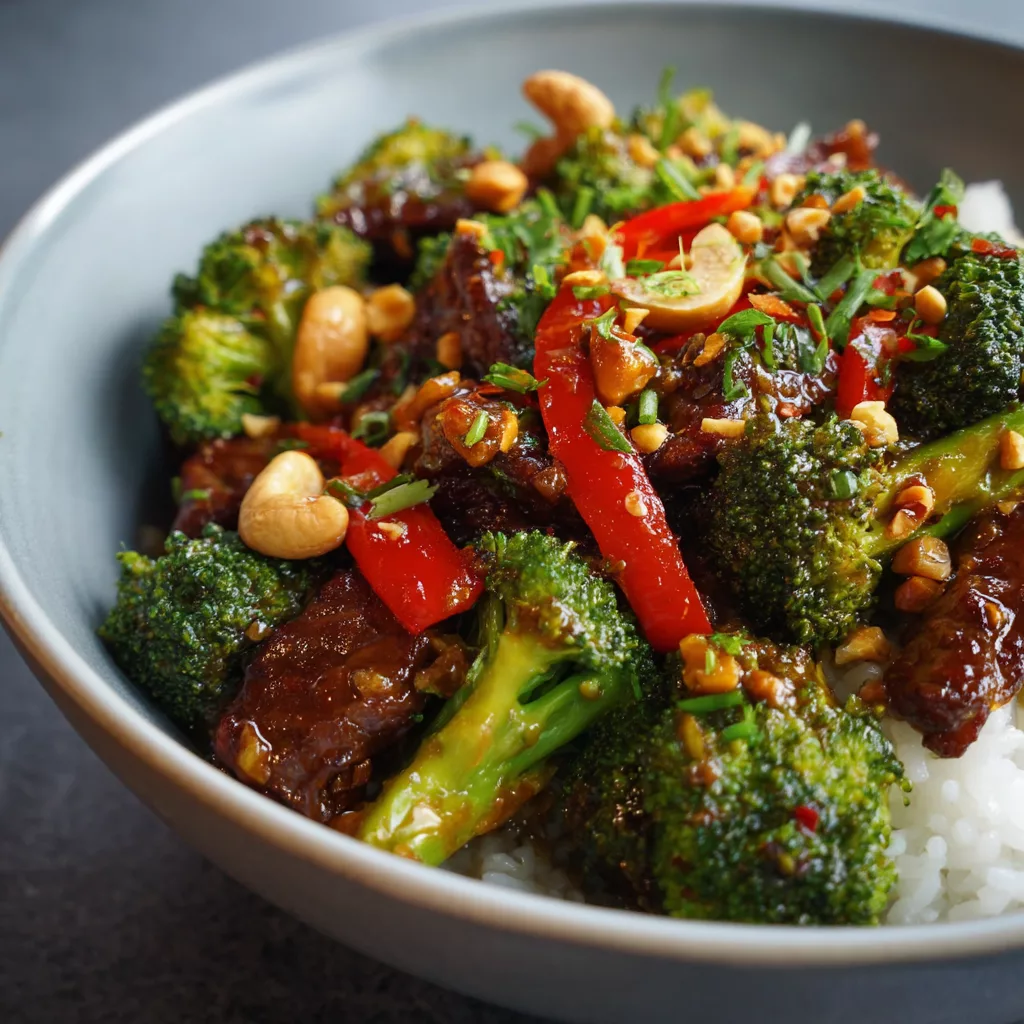 Instant Pot Kung Pao Broccoli